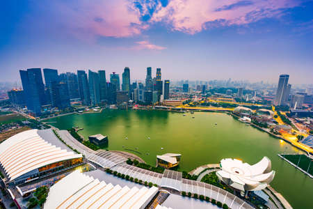 Singapore at the bay.のeditorial素材