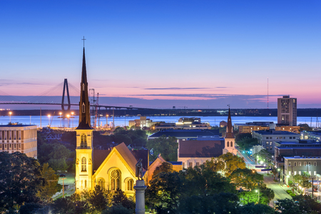 Charleston, South Carolina, USA downtown skyline. Charleston, South Carolina, USA downtown skyline.