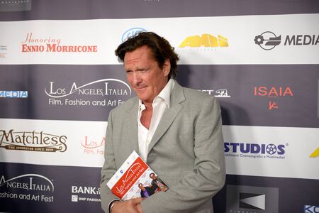 FEBRUARY 22, 2016: The actor Michael Madsen at the Los Angeles Italian Film Festival.のeditorial素材