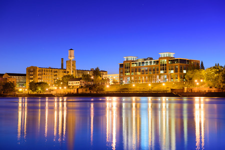Columbus, Georgia, USA downtown skyline.の写真素材