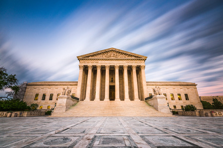 United States Supreme Court Building in Washington DC, USA.の写真素材