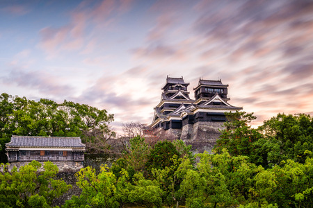 Kumamoto, Japan at Kumamoto Castle.のeditorial素材