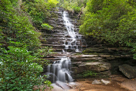 Panther Falls, Rabun County, Georgia on the Tallulah River.