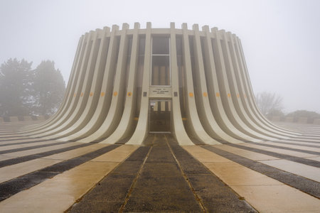 JERUSALEM, ISRAEL - FEBRUARY 19, 2012: Yad Kennedy, a memorial to John F. Kennedy, the 35th President of the United States.のeditorial素材