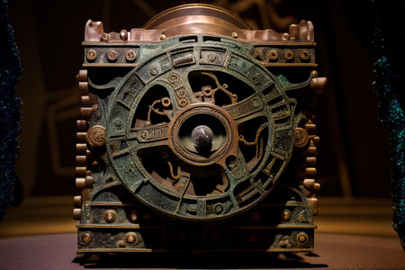 Ancient Space Artifact. Generative AI.の素材