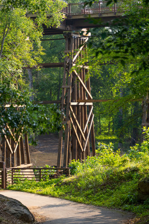 Dudley Park in Athens, Georgia, USA.の写真素材