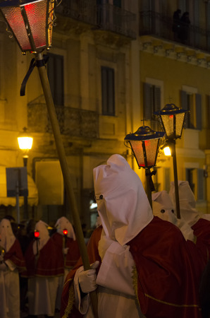 CHIETI, ITALY - APRIL 03: View of the procession oldest in Italy April 03, 2015 in Chieti, Italyのeditorial素材