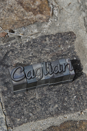 Cast metal sort that can be used as logo