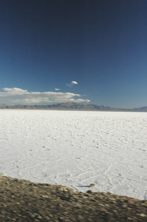 The dazzling landscape of the Salinas Grandesの写真素材