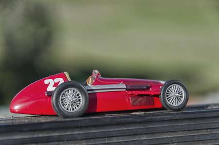 View of stylish car of the Fangio eraの写真素材
