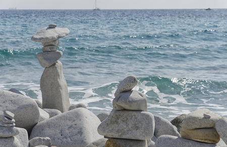 The beauty of nature in stones artworkの写真素材