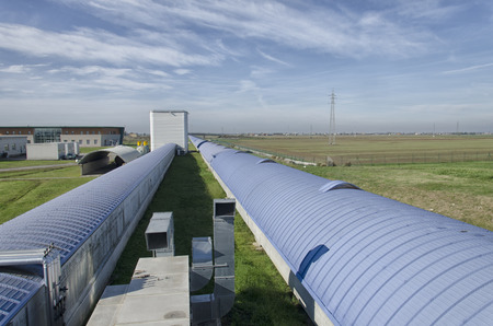 View of the Virgo interferometer west armの写真素材