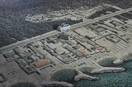 View of the Cinquecento on a big map