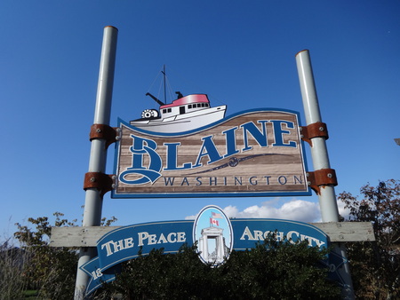 City of Blaine signのeditorial素材