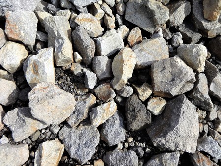 Volcanic rock with minerals in the North Cascadesの写真素材