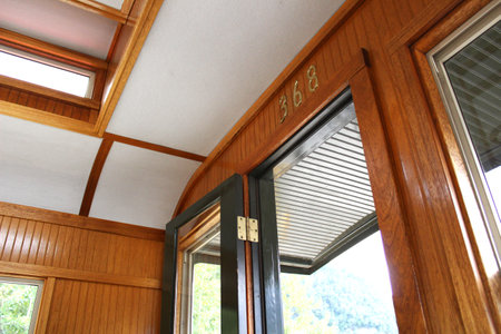 White Pass Scenic train interiorのeditorial素材