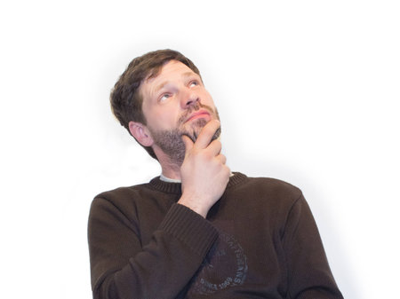Thoughtful man