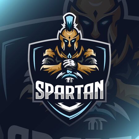 Spartan Warrior E sportのイラスト素材