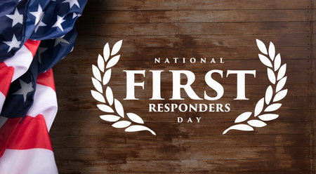 National First Responders Day Holiday Conceptの写真素材
