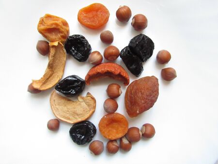 Minimalism and dried fruitsの写真素材