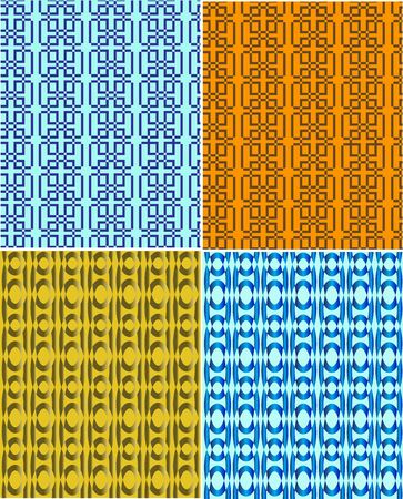 Seamless a background from a geometrical ornamentのイラスト素材