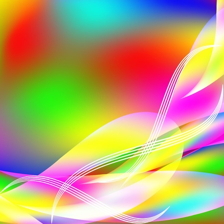 Abstract background from multi-colored molecules EPS10のイラスト素材