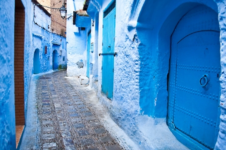 Architectural details and doorways of Morocco, Ñheñhaîuenåの写真素材