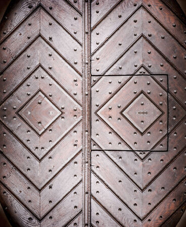 Architectural elements of the old European-style doorsの写真素材