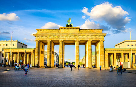 Berlin, Germany - May 4, 2014: Berlin Potsdam and its surroundings. The historic center of Europe.のeditorial素材