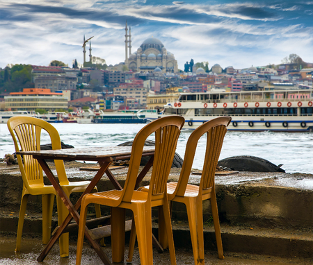 Istanbul the capital of Turkey, eastern tourist city.の写真素材