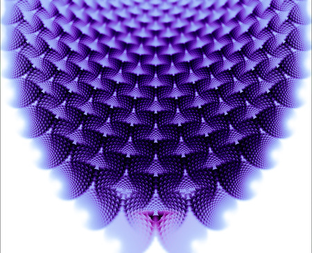 A mesmerizing and repeating fractal pattern.の写真素材