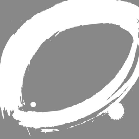 Hand painted vector brush stroke banner.のイラスト素材