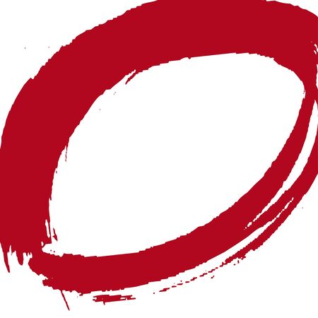Hand painted vector brush stroke banner.のイラスト素材