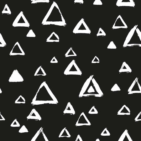Seamless vector pattern with brush strokes.のイラスト素材