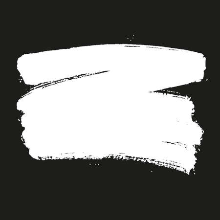 Hand painted brush stroke banners.のイラスト素材