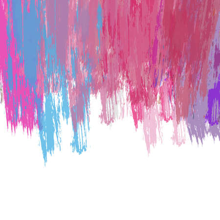 Hand painted vector brush stroke banner.のイラスト素材