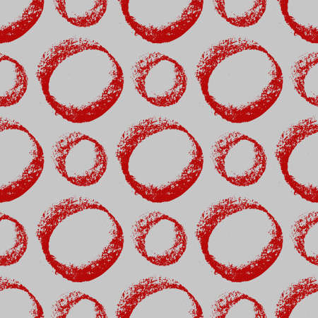 Seamless vector scandi chalk pattern.のイラスト素材