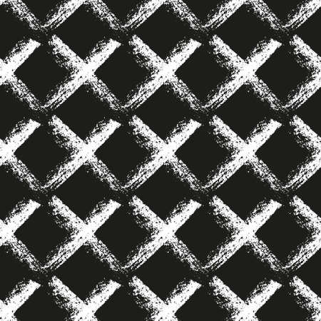 Seamless vector scandi chalk pattern.のイラスト素材