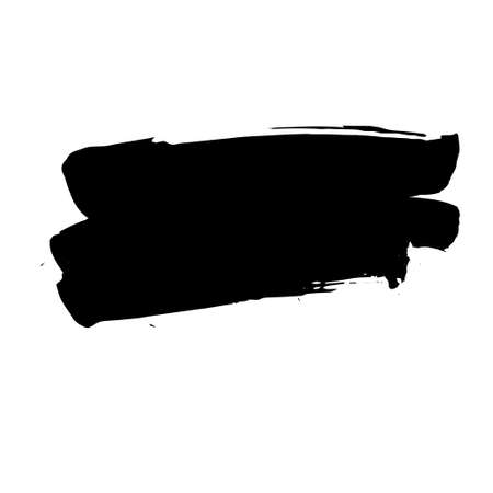 Hand painted vector brush stroke banner.のイラスト素材