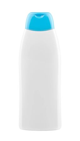 Bottle of shampoo on white backgroundの写真素材