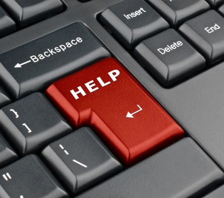Keyboard help buttonの写真素材