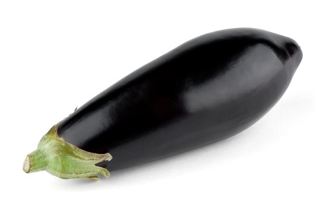 Eggplant on white backgroundの写真素材