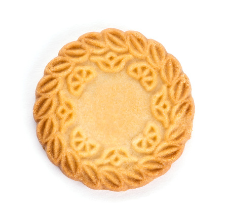 Cookie on white background の写真素材