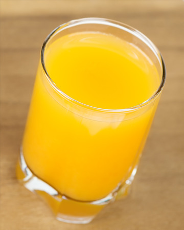 Fresh orange juice closeupの写真素材