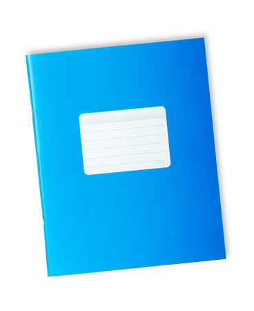 Notebook on white backgroundの写真素材