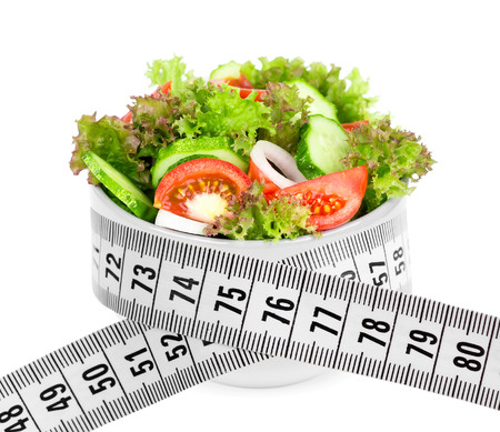 Fresh salad. Diet conceptの写真素材
