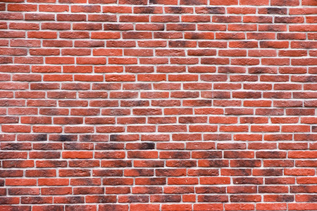 Red brick wall texture backgroundの写真素材