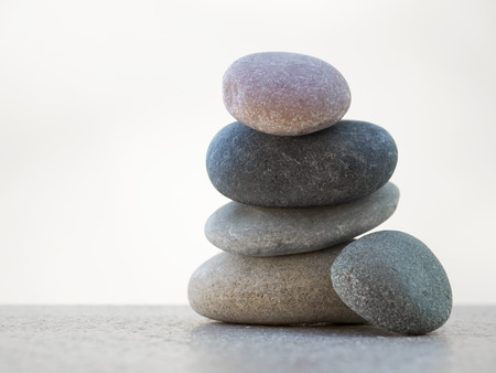 Stack of stones. Concept of balance and harmonyの写真素材