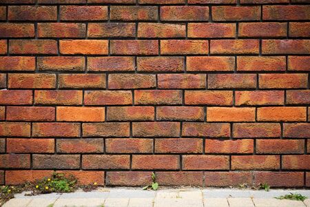 Brick wall texture backgroundの写真素材