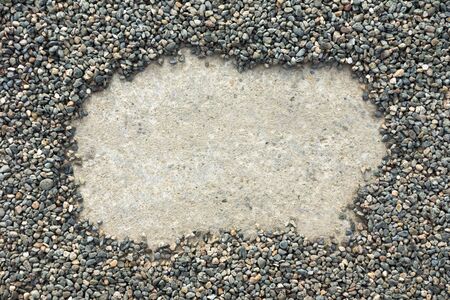 Stones frame backgroundの写真素材